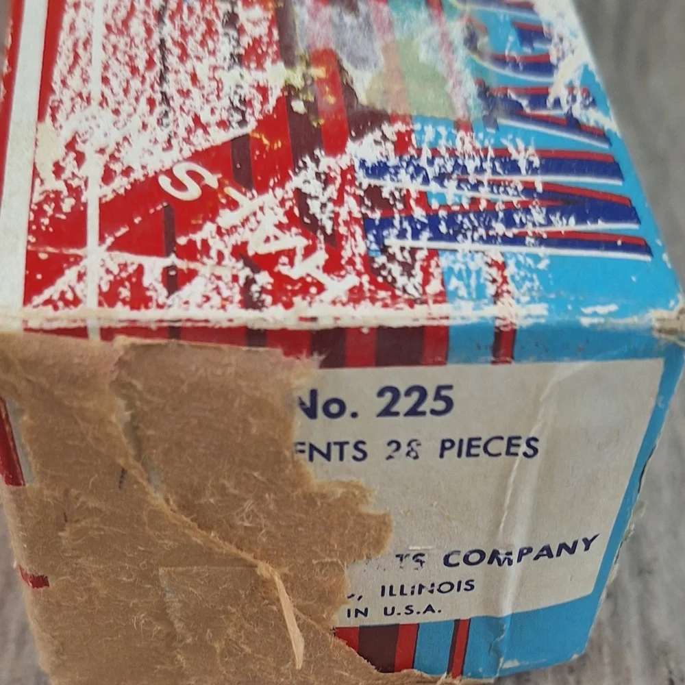 Vintage Magna Dominoes Set Black Lightweight Eagle Dominos Game Complete Set - Picture 4 of 5